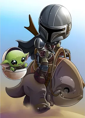 Produktbild von EOBROMD Diamant-Malerei Baby Yoda Set 5D DIY 30x40 cm