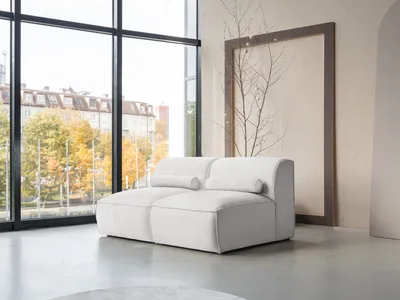 Produktbild von MIUFORM Flex Felix - Modulares 2-Sitzer Sofa - 152x96cm - Beige - Modulsofa Couch