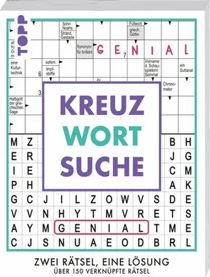 Image de Kreuzwortsuche - 160 verknüpfte Rätsel: Zwei Rätsel, eine Antwort