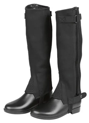 Image de Kerbl Minichaps ClassicStretch Gr.134 waschbar mit Reißverschluss schwarz 328611