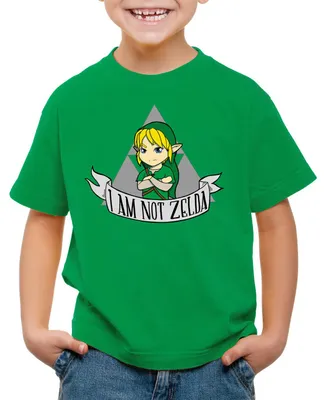 Produktbild von style3 I am not Kinder T-Shirt link gamer