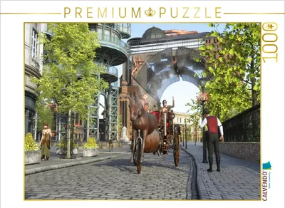 Produktbild von CALVENDO Puzzle Ein Motiv aus dem Kalender Steampunk Urban | 1000 Teile Lege-Größe 64x48cm Foto-Puzzle für glückliche Stunden