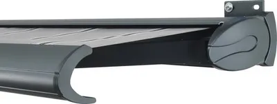 Produktbild von SOLUNA Kassettenmarkise Exclusiv 5x3 Stoff Dessin A131 Gestell RAL 7016 anthrazitgrau Antrieb rechts inkl. Motor und Wan