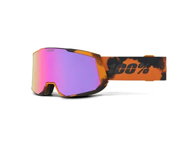 Produktbild von 100% Snowcraft XL Hiper Ski & Snowboardbrille Bleach/Hiper Dark Smoke