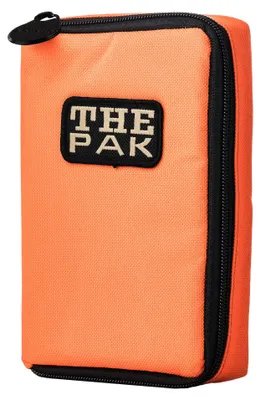 Produktbild von Karella Darttasche The PAK original, Platz für 3 Dartsets, handlich und geräumig, Perfekter Schutz, Dartcase, Tasche für Darts, orange