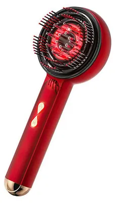 Produktbild von Kopfhaut Massagebürste mit EMS Mikrostrom & 660 nm Rotlicht, 3 Modi, 1500 mAh Akku, Haarpflege & Serum