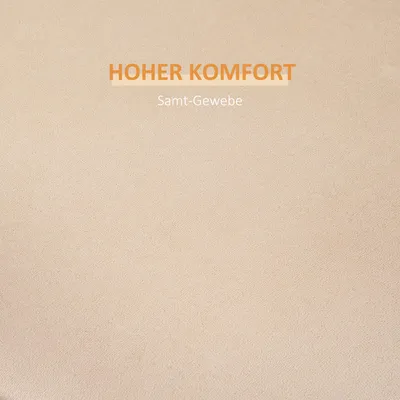Immagine prodotto di Pouf HOMCOM 2 in 1 con vano portaoggetti e coperchio rimovibile, beige