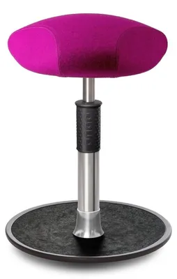 Produktbild von Sitz- Stehhocker Free Regular Triangel kvadrat Divina Mel. Pink Chrom /schw..