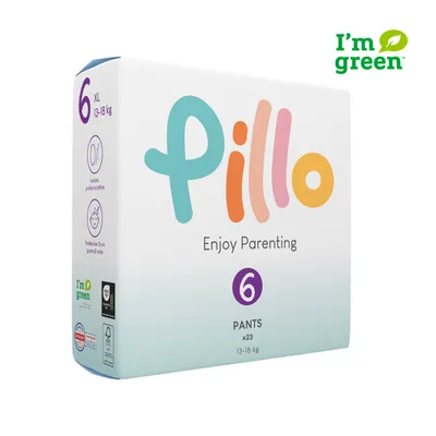 Imagen del producto de Pillo Pañales Braguita 6 - 23x Braguitas - XL (13-18 kg) - Pants Bebe Talla 6