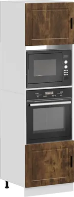 Produktbild von "im Angebot" Herdumbauschränke 2 Stk. Porto Räuchereiche Holzwerkstoff - Küchenschränke CC11472