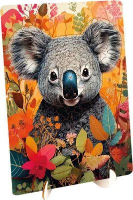 Image de Puzzle en bois Koala - Formes uniques - 130 pièces.