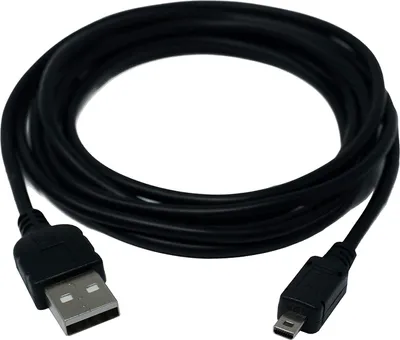 Produktbild von System-S USB 2.0 Kabel für USB-A auf USB Mini-B 8-Pin 180 cm