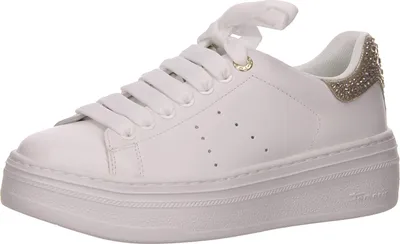 Produktbild von Tamaris Schnürhalbschuhe in weiss/weiss kombi, Gr. 38