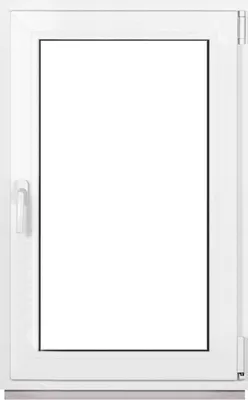 Imagen del producto de Ventana de sótano blanca 800X400 mm con doble acristalamiento (32 mm) oscilobatiente DIN izquierda