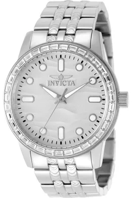 Immagine prodotto di Invicta Celestial 50194 Orologio da uomo - Movimento al quarzo - Acciaio inossidabile con quadrante argento - 43 mm