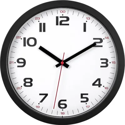Produktbild von TFA Wanduhr mit Sweep-Werk Schwarz O 30.5 cm