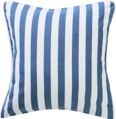 Produktbild von Erwin Müller Kuschelkissenbezug blau-weiß 40x40 cm