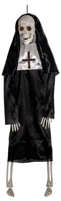 Produktbild von Skelett Nonne mit Haube Hängefigur 40 cm