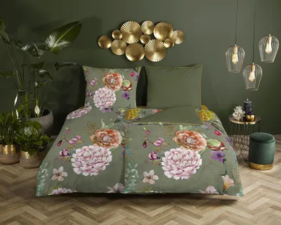 Produktbild von Duvet cover Descanso 155x220 + 1* 80x80 cm - flowers