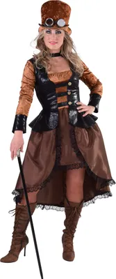 Produktbild von M216179-L Damen Steampunk Piraten Kostüm Gr.L