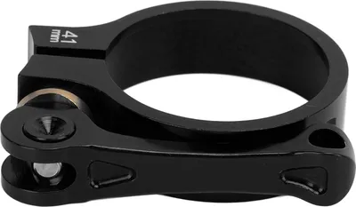 Obrázok produktu pre Entatial Cyklistická sedlová svorka, ľahký sedlový golier na bicykel 41 mm Rýchle uvoľnenie Heavy Duty CNC hliníkovej zliatiny pre skladací bicykel (čierny)