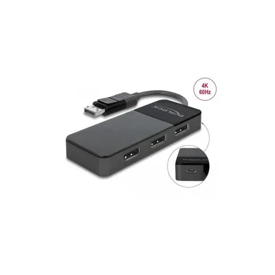 Imagen del producto de Delock 87737 DELOCK DisplayPort 1.4 Splitter 1xDP in > 3xDP out
