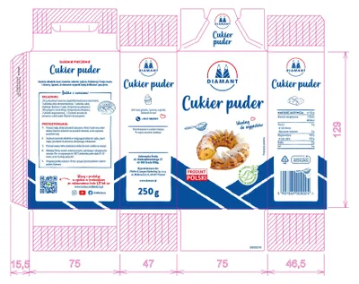 Zdjęcie produktu dla Diamant cukier puder 250g