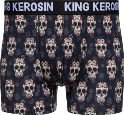 Produktbild von King Kerosin Boxershorts - Sugar Skull XXL