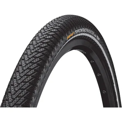 Produktbild von Continental Pneu TopContact Win Pre II, 28", Straße, Tubeless-Reifen, Klappbarer Wulst, Schwarz, 180 TPI