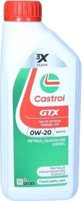 Produktbild von Castrol GTX 0W-20 RN17 Motoröl 1L, 198380 160A0E