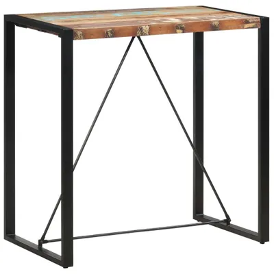 Obrázok produktu pre Barový stolík 110x60x110 cm masívne recyklované drevo
