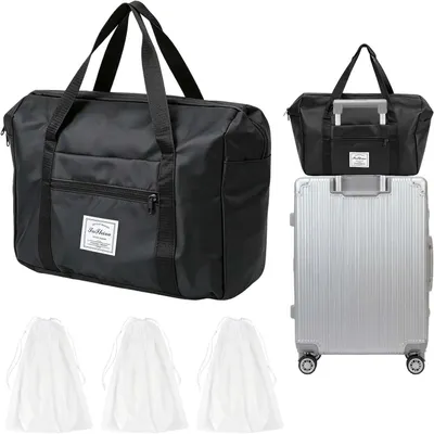 Image de Sac de voyage étanche, en tissu Oxford, dimensions 40 x 33 x 13 cm, idéal pour les voyages en avion