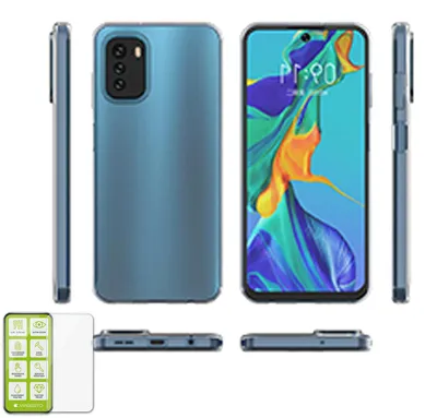 Obrázek produktu pro Pro Nokia G60 Silicone Case + H9 Glass Mobile Phone Case Cover TPU Protection