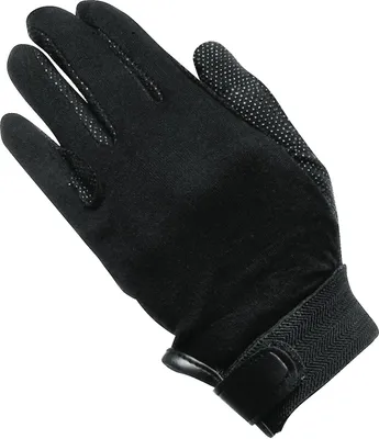 Produktbild von Waldhausen Reithandschuh Picot Jersey Baumwolle schwarz 10-12 Jahre