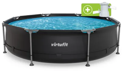 Produktbild von VirtuFit Rundschwimmbecken – 305 cm – inklusive Filterpumpe