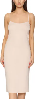Produktbild von Merry Style Damen Unterkleid Unterrock verstellbare Träger MS10-402 (Beige, L)
