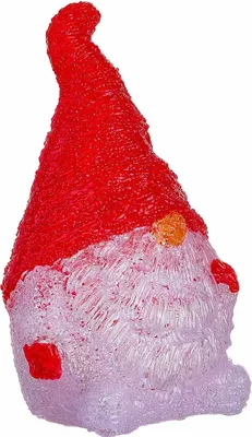 A gnome figurine with a red hat and a white beard.
