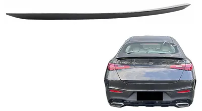 Productafbeelding van Achterspoiler voor Mercedes GLC Coupé C254, modeljaar 2023 en later, in glanzend zwart.