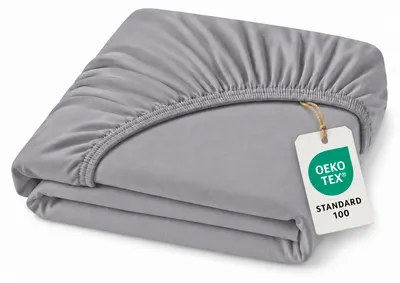 Immagine prodotto di Marca Topper, lenzuolo con angoli per materasso a rete, 140 - 160 cm x 200 cm, colore antracite