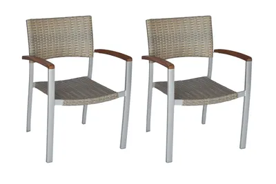 Produktbild von Merxx Gartensessel Silano, stapelbar, 2er Set