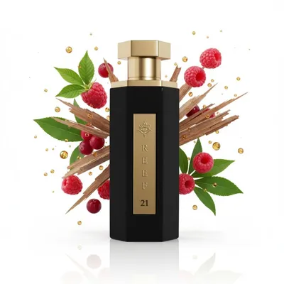 Produktbild von REEF 21 Eau de Parfum – Premium Unisex Parfum mit Sandelholz, Ambra & Vanille – Langanhaltender Luxusduft – Eleganter Duft für Damen & Herren - 100 ml