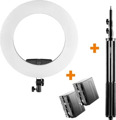 Obrázok produktu pre Walimex pro LED kruhové svetlo Medow 960 Pro Set2 (1022802)