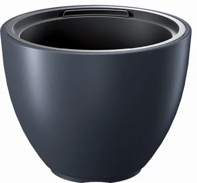 Image de Prosperplast s.r.o. Pot de fleurs avec insert HEOS anthracite 39,5 cm
