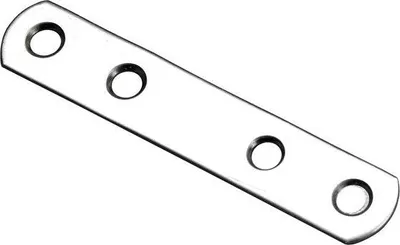 Image de Ferrure d'assemblage poli HETTICH, l.80 mm