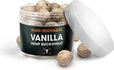 Produktbild von Hanf Buchweizen Vanille Hard Hookbaits | Karpfen futter