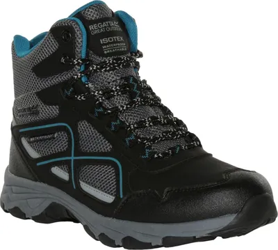 Image de Regatta - Bottes de marche pour femmes "Lady Vendeavour" RG9433 (39 UE) (Noir/bleu eau)