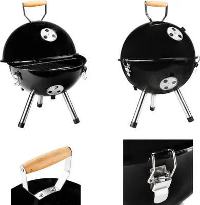 Produktbild von Haushalt International Mini-Kugelgrill in schwarz