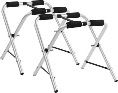 Immagine prodotto di Support leggero per kayak, adatto per paddleboard - Design pieghevole - Trasporto comodo - Fissaggio sicuro - Ideale per kayak e canoe - Leggero e resistente - Porta kayak