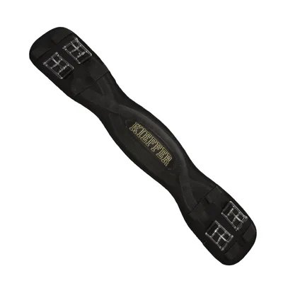 Produktbild von Kieffer Sattelgurt AIR-TEX Kurz und Langurte viele Größen und Ausführungen, Farbe:schwarz, Größe:55 cm-mit Elastik