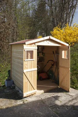 Produktbild von Gartenhütte 19 mm Salzburg - B180 x L130